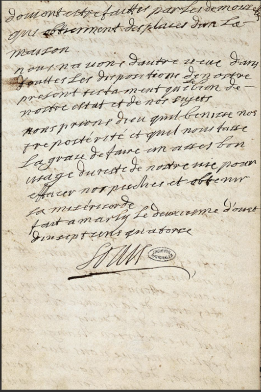 testament louis xiv.histoire image.org